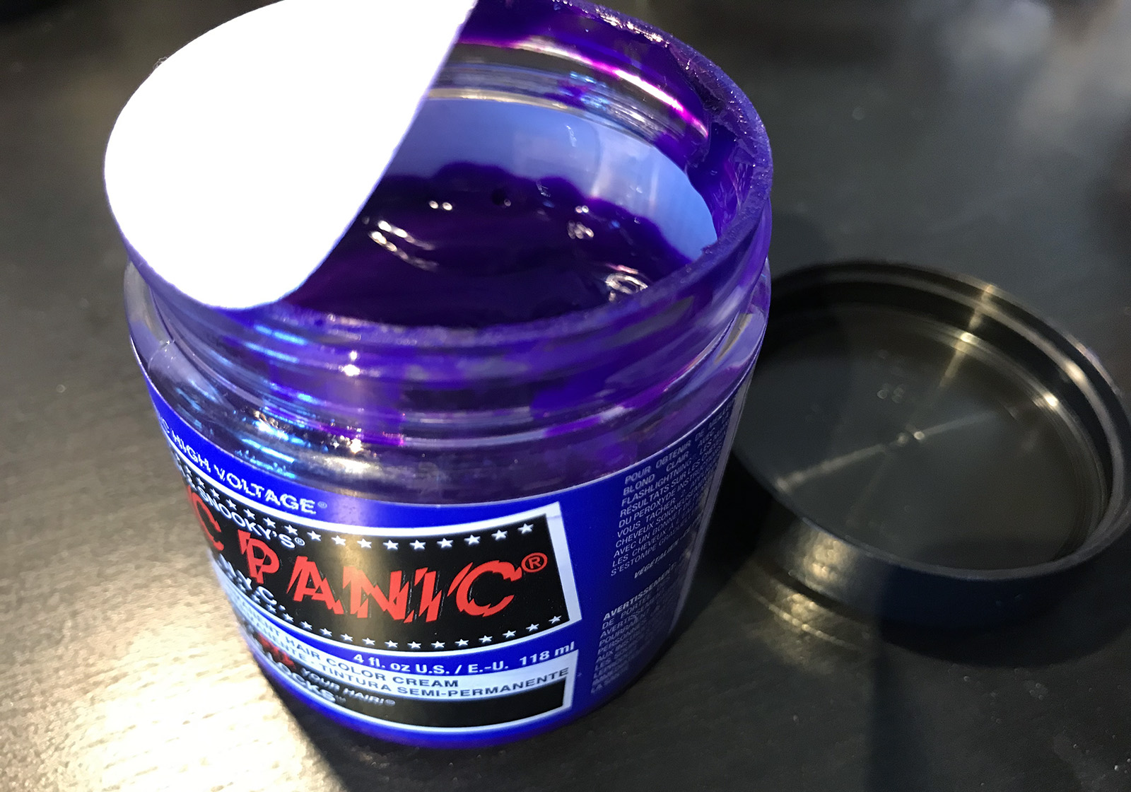 セルフヘアカラー マニパニの紫色一番人気 ライラック を茶髪で使っ
